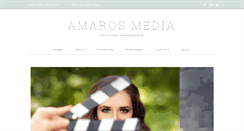 Desktop Screenshot of amarosmedia.com