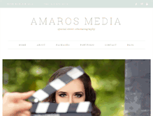 Tablet Screenshot of amarosmedia.com